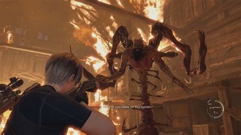 Resident Evil 4 remake Village Chief Mendez boss fight guide .